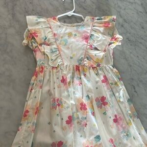 New cotton floral print gira dress